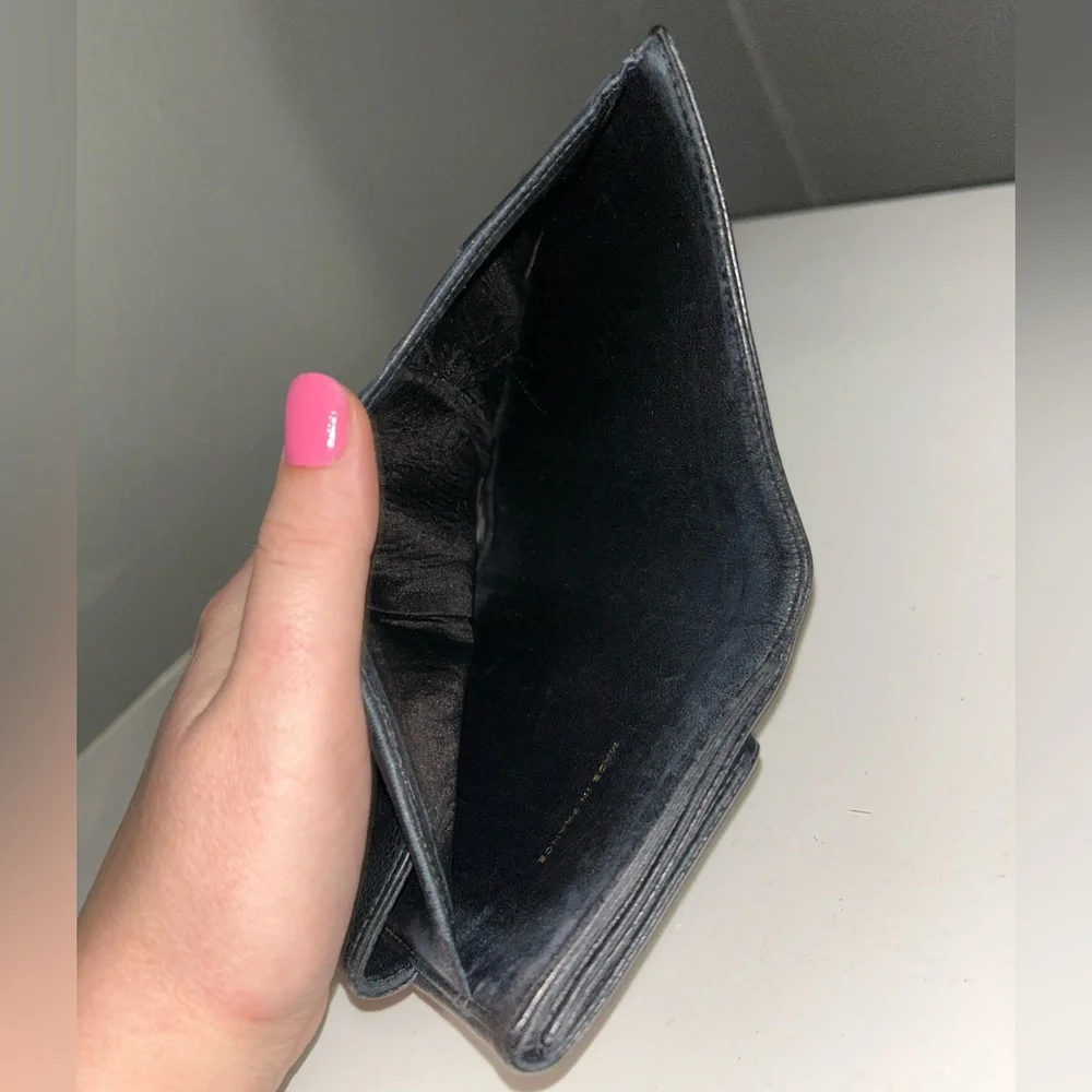 Chanel Caviar Leather Timeless CC Flap Compact Wallet